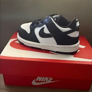 Nike Dunk Low Kids Sneakers Black and White